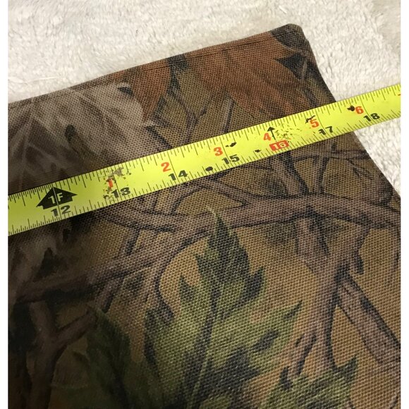 True Hunter Placemats Forest Camouflage Fabric Set Of 6 Brown Back 12 X 17.5" - Picture 12 of 12